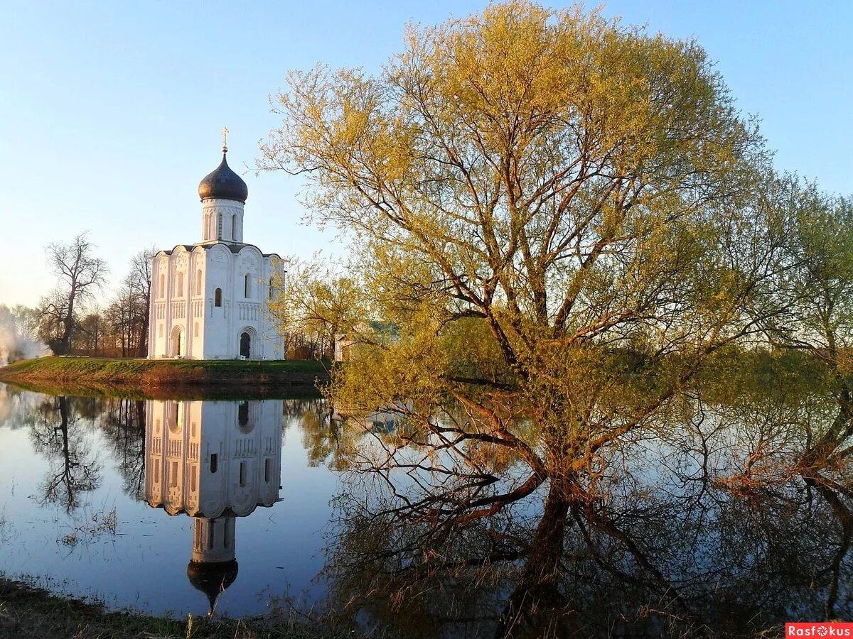 Покрова на нерли осенью фото Фото: Церковь Покрова на Нерли. Фотограф путешественник Ирина Голубцова. Путешес