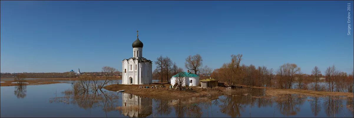Покрова на нерли весной в разлив фото Покрова на Нерли, Боголюбово - путешествия и прочее - LiveJournal