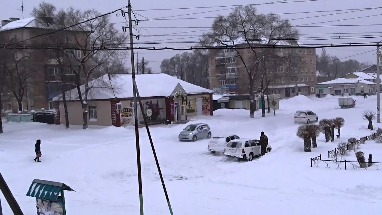 Покровка приморский край фото Село Покровка-ул.Советов-19.01.15г.-после снежного циклона(авт.И.Жабский) - YouT