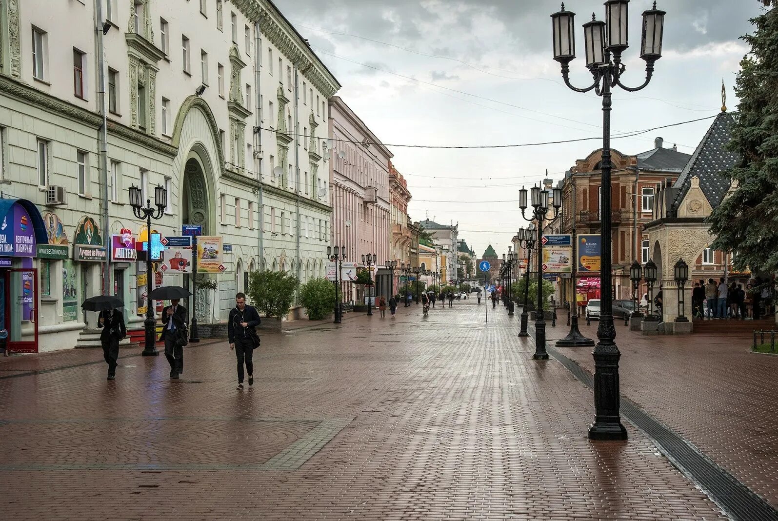 Покровская нижний новгород фото Виртуальная экскурсия для иностранных студентов "Сердце города - улица Большая П