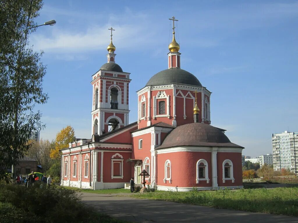 Покровская церковь фото Pokrova Presvyatoy Bogoroditsy V Pokrovskom Church, orthodox church, Russia, Mos