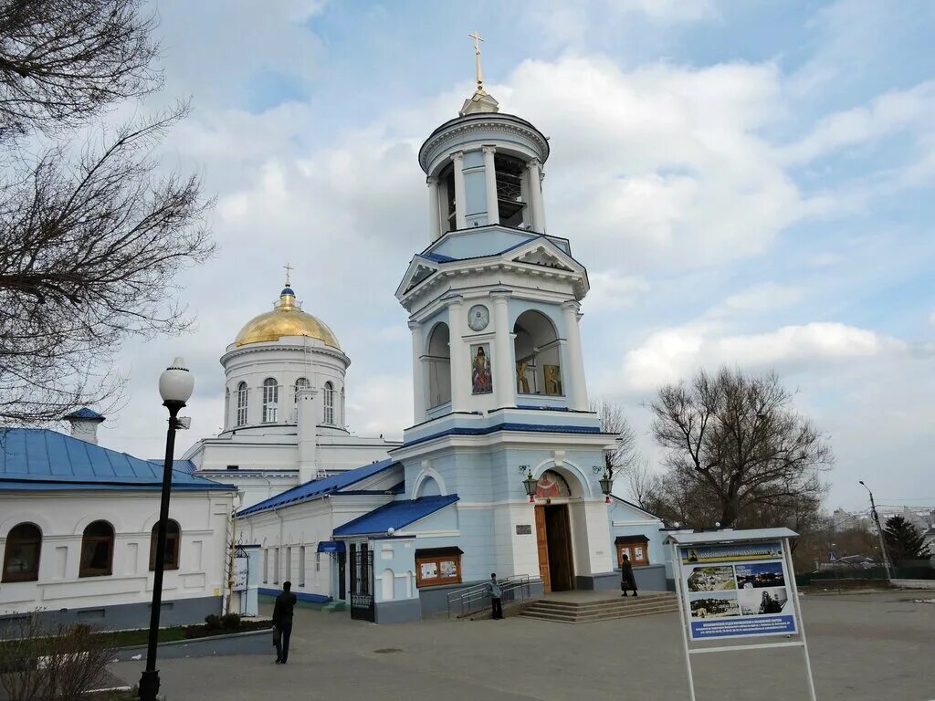 Покровская церковь воронеж фото Покровский кафедральный собор, православный храм, ул. Бехтерева, 36А, Воронеж - 