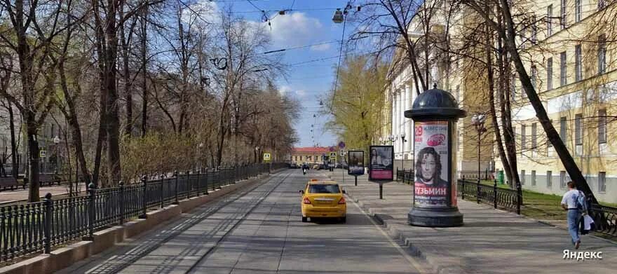 Покровский бульвар фото Покровский бульвар в Москве: история и дома, карта Покровского бульвара