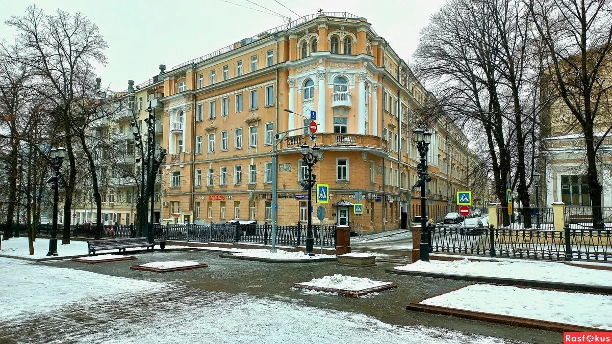 Покровский бульвар фото Фото: Покровский бульвар. Фотограф Руслан Хакимов. Город. Фотосайт Расфокус.ру