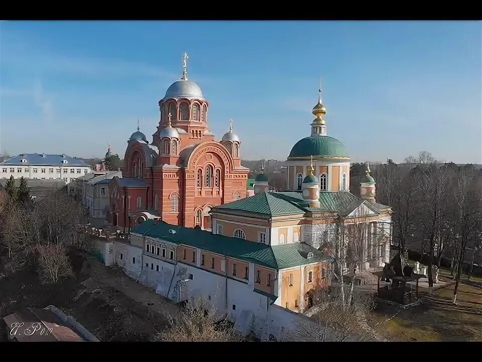 Покровский хотьков монастырь фото Покровский Хотьков монастырь. Pokrovsky Khotkov monastery. DJI Mavic Air (4K) - 