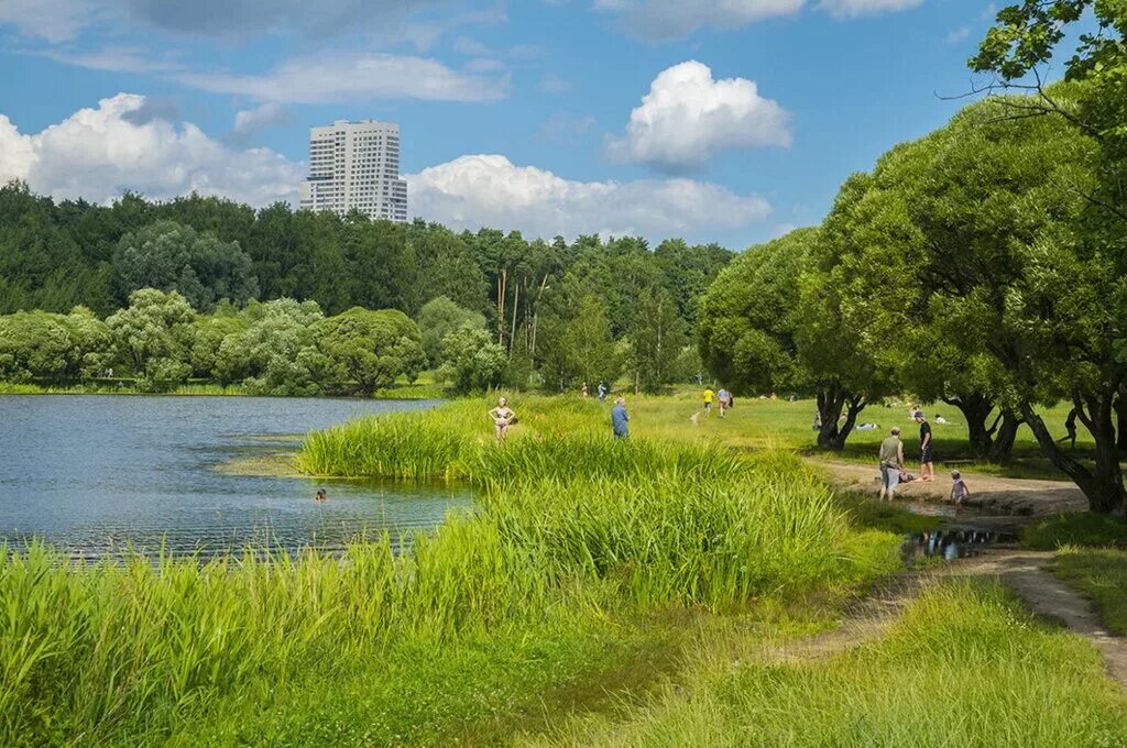 Покровское стрешнево фото Panorama: Парк Покровское-Стрешнево, park, Russia, Moscow, 5th Voykovsky Drive, 