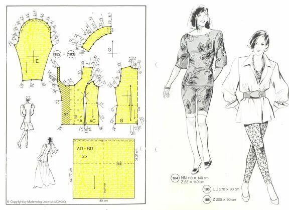 Покрой выкройки lenceria intima Vintage vogue sewing patterns, Clothes sewing patterns, Vintage 