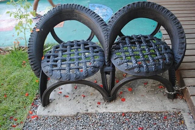 Покрышек своими руками фото Pin em Old Tyre DIY