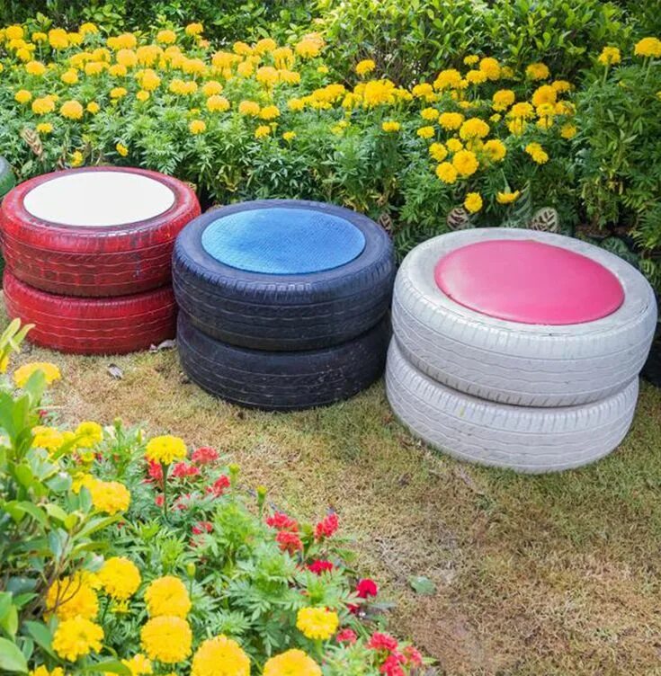 Покрышек своими руками фото Pin by Sarthak Singh on Tyres recycle in 2020 Upcycle, Tire seats, Old wooden bo