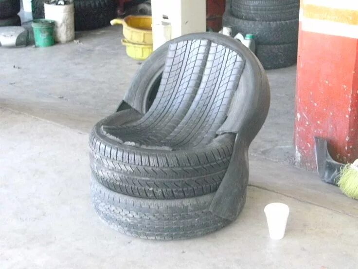 Покрышек своими руками фото DIY Tire Chair