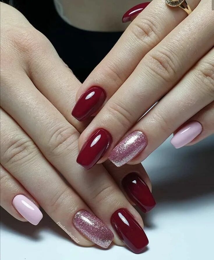 Покрытие лаком ногтей дизайн фото Pin by Ane castro on Beautiful nails Red nail designs, Red nails, Nail designs