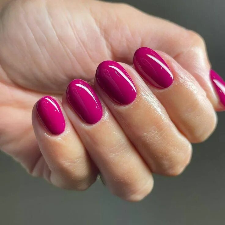 Покрытие маникюр фото 2024 Uñas 2024: las 10 tendencias en colores que arrasarán Magenta nails, Nail art, G