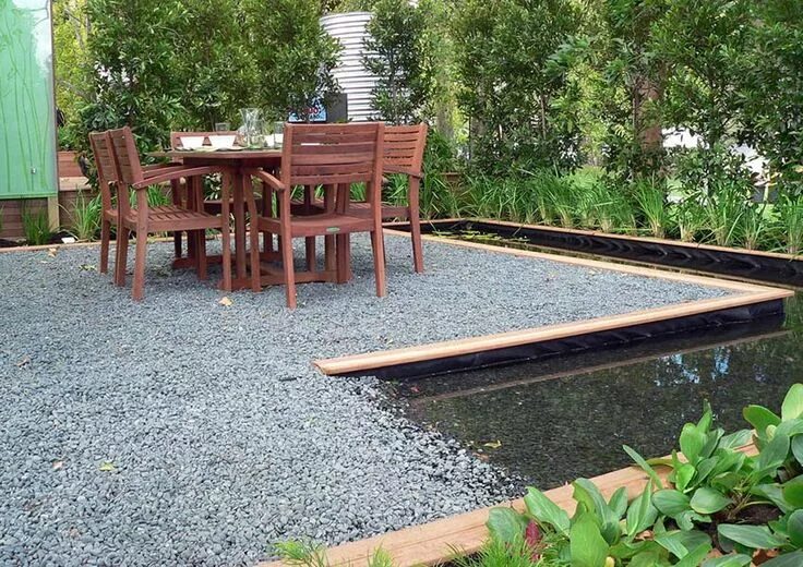 Покрытие на даче своими руками 50 Best Gravel Patio Ideas (DIY Design Pictures) Backyard landscaping designs, G