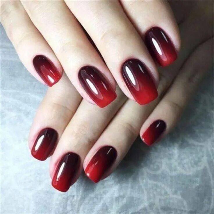 Покрытие ногтей 2024 гель лаком дизайн 50 Creative Red Acrylic Nail Designs to Inspire You Unhas ombre, Unhas de gel, U