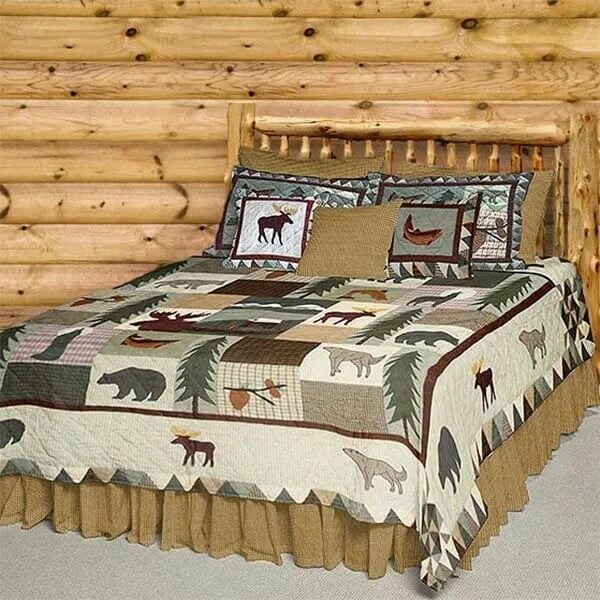 Покрывала на дачу своими руками Mountain Whispers Quilt Collection Rustic quilts, Home decor catalogs, Cabin pla