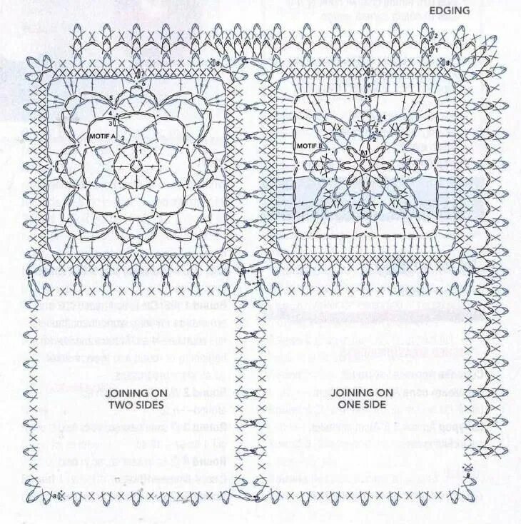 Покрывало крючком схемы Crochet today n d12 #ClippedOnIssuu Crochet, Needlework embroidery, Knitting pat