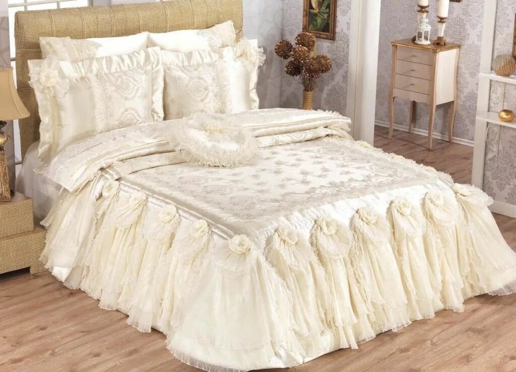 Покрывало на кровать фото новинки красивые Покрывало на кровать своими руками Роскошные постельные принадлежности, Дизайны 