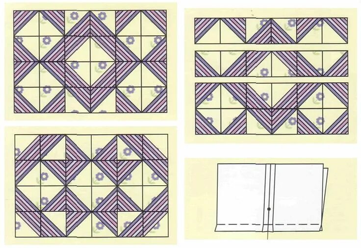 Покрывало пэчворк своими руками схемы Bolsos patchwork, Patchwork