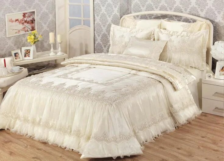 Покрывало в спальню фото новинки Покрывало Кровать, Декор спальни, Покрывало