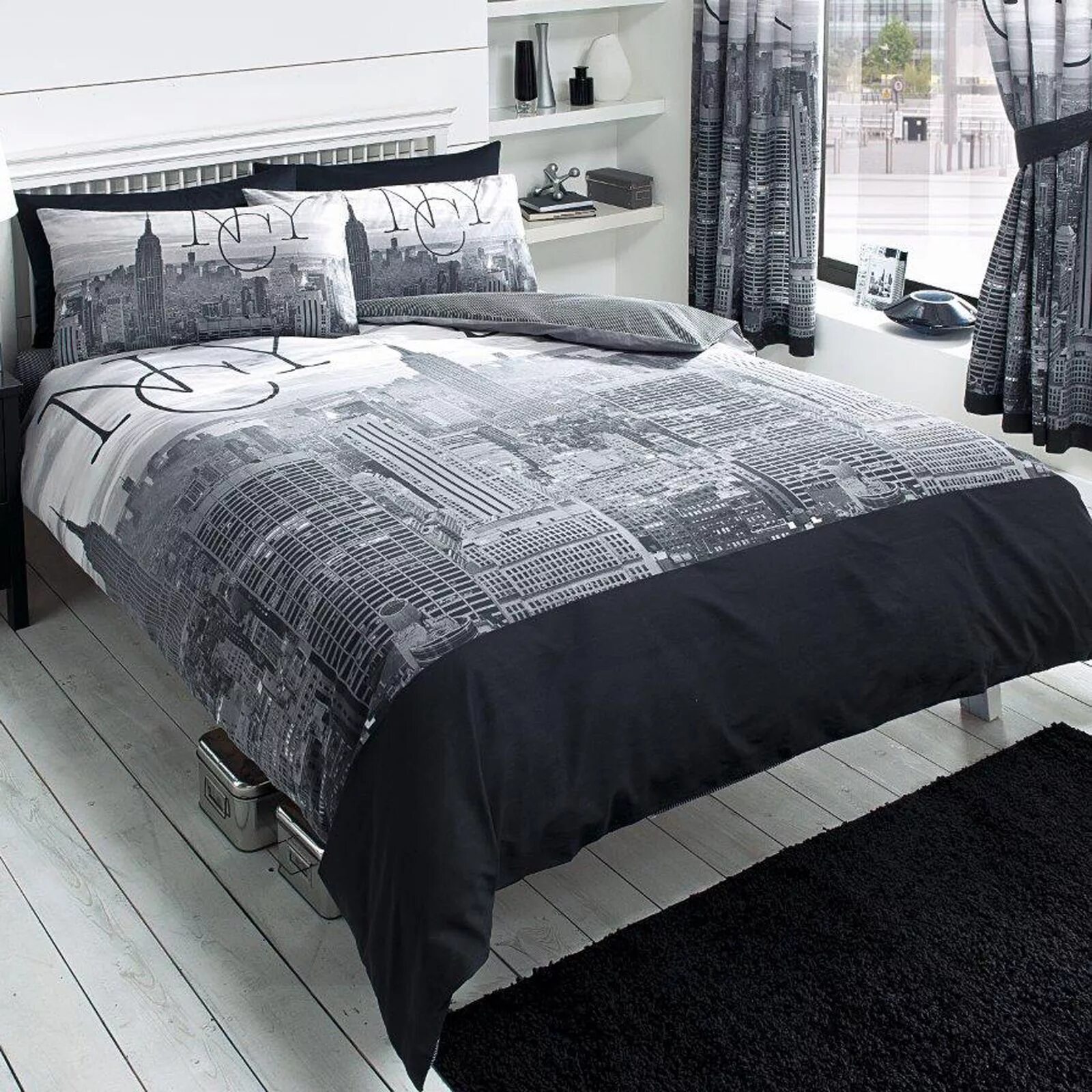 Покрывало в стиле лофт WORLD CITIES DUVET COVER SET SINGLE, DOUBLE, KING - LONDON NEW YORK PARIS eBay
