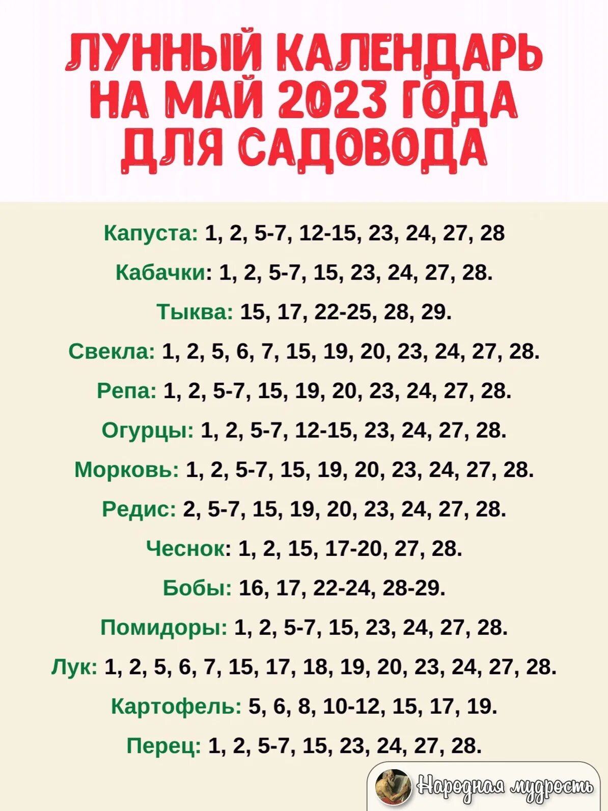 Покупать по лунному календарю Самый благоприятные дни для посадки в мае 2023 года! Лунный календарь поможет оп