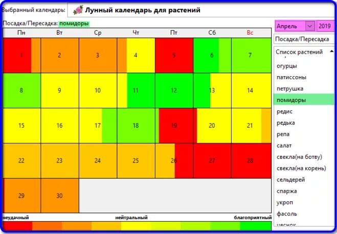 Покупать по лунному календарю Когда сажать помидоры на рассаду, в грунт в 2019 году по Лунному календарю?