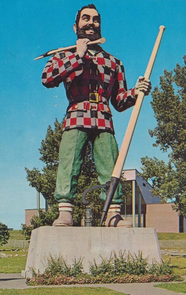 Поль баньян фото Paul Bunyan - Bangor, Maine Paul Bunyan Statue, Bangor, Ma. Flickr