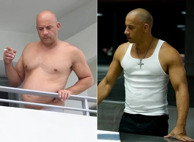 Пол и вин дизель фото Vin Diesel reveals softer physique in shirtless photo