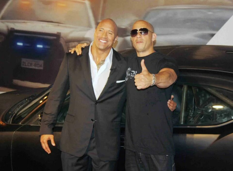 Пол и вин дизель фото Vin Diesel finally speaks out on Dwayne Johnson feud, calls himself The Rock's "