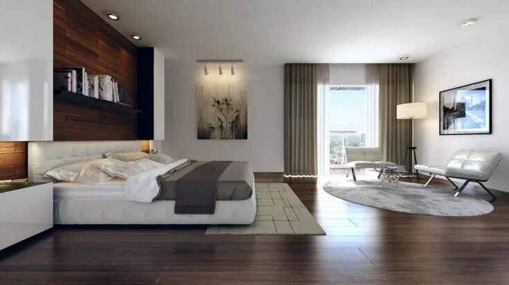 Пол интерьер спальни Bedroom:Modern Bedroom Design Ideas With Double Beds Also Cushions And Bedding W