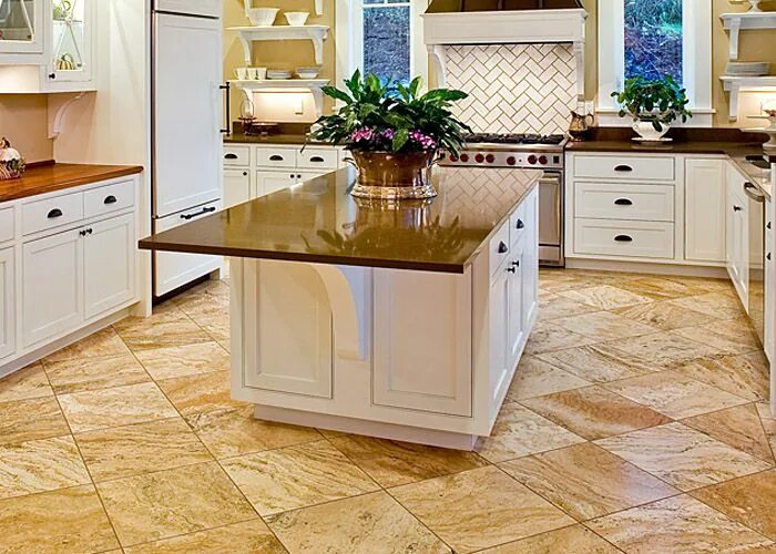 Пол на кухне дизайн flooring Kitchen flooring, Kitchen remodel, Kitchen flooring options