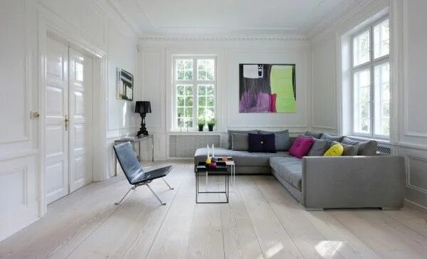 Пол серого цвета фото Beautiful Wood Flooring Scandinavian furniture design, Interior design institute