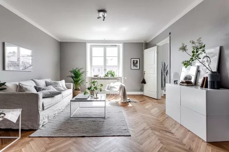 Пол серого цвета в интерьере фото Visa bilder Ideas de sala gris, Decoracion de interiores salones, Salones grises