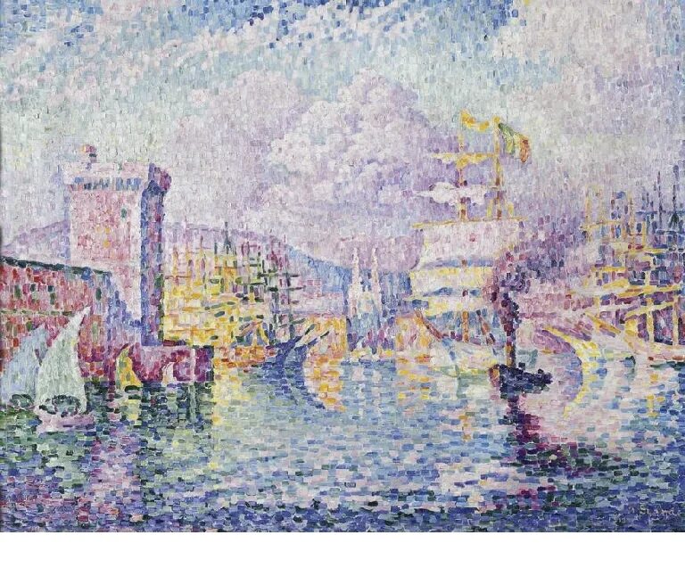 Поль синьяк фото Файл:Signac - La Tour Rose, Marseille, 1913, G 162.jpg - Википедия