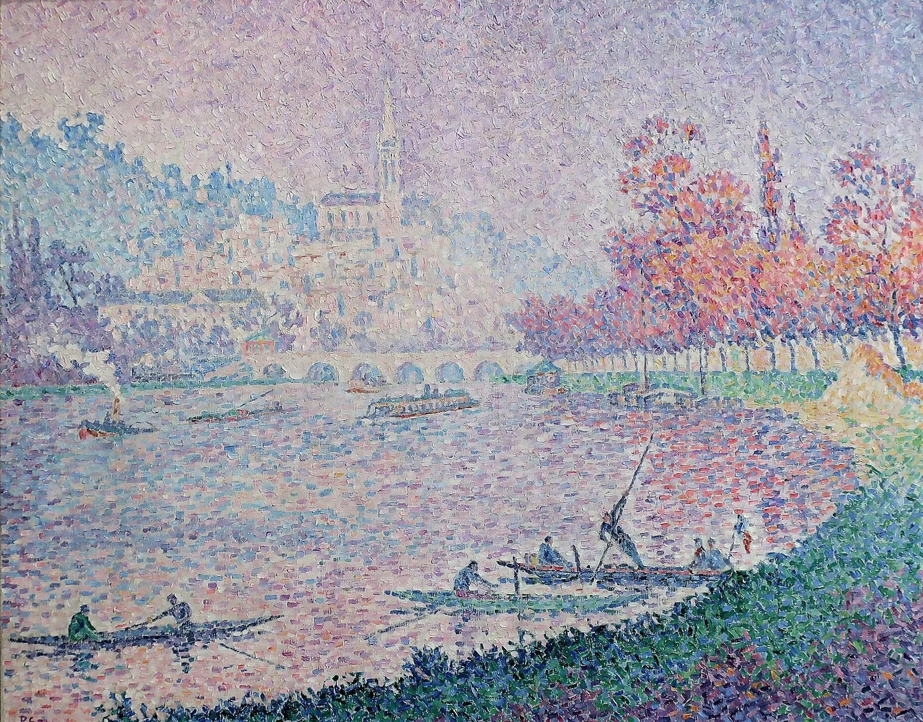 Поль синьяк фото File:1900 Signac Seine bei Saint-Cloud.jpg - Wikipedia