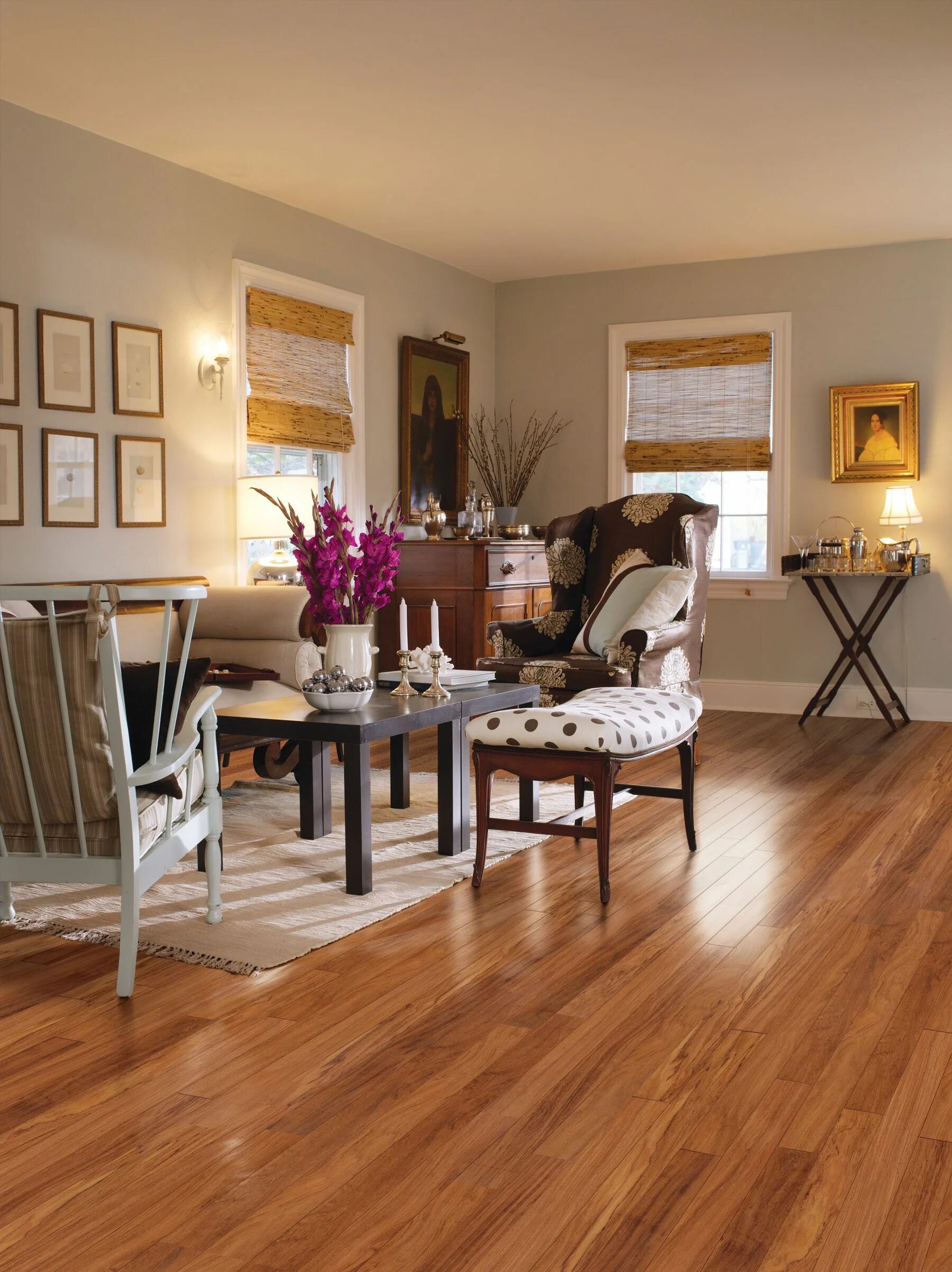 Пол цвета дерева в интерьере Laminate Flooring & Installation Services in San Diego Living room hardwood floo