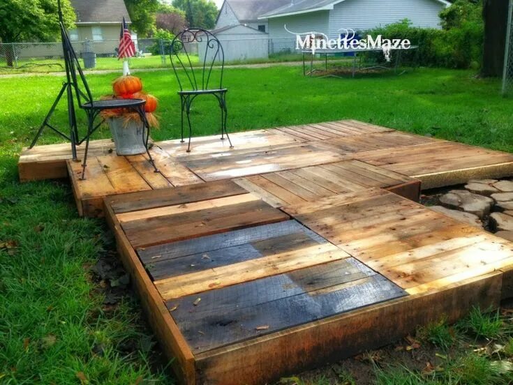 Пол в беседке из доски своими руками Mobiliando sua varanda e áreas de lazer com pallets Pallet decking, Pallet outdo