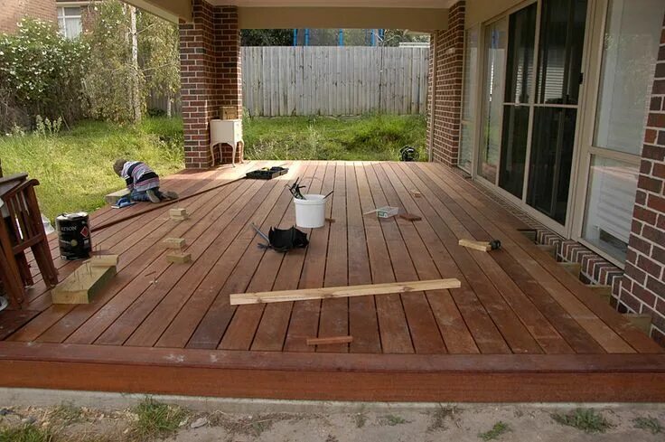 Пол в беседке из доски своими руками Deck over concrete, Outdoor patio decor, Building a deck