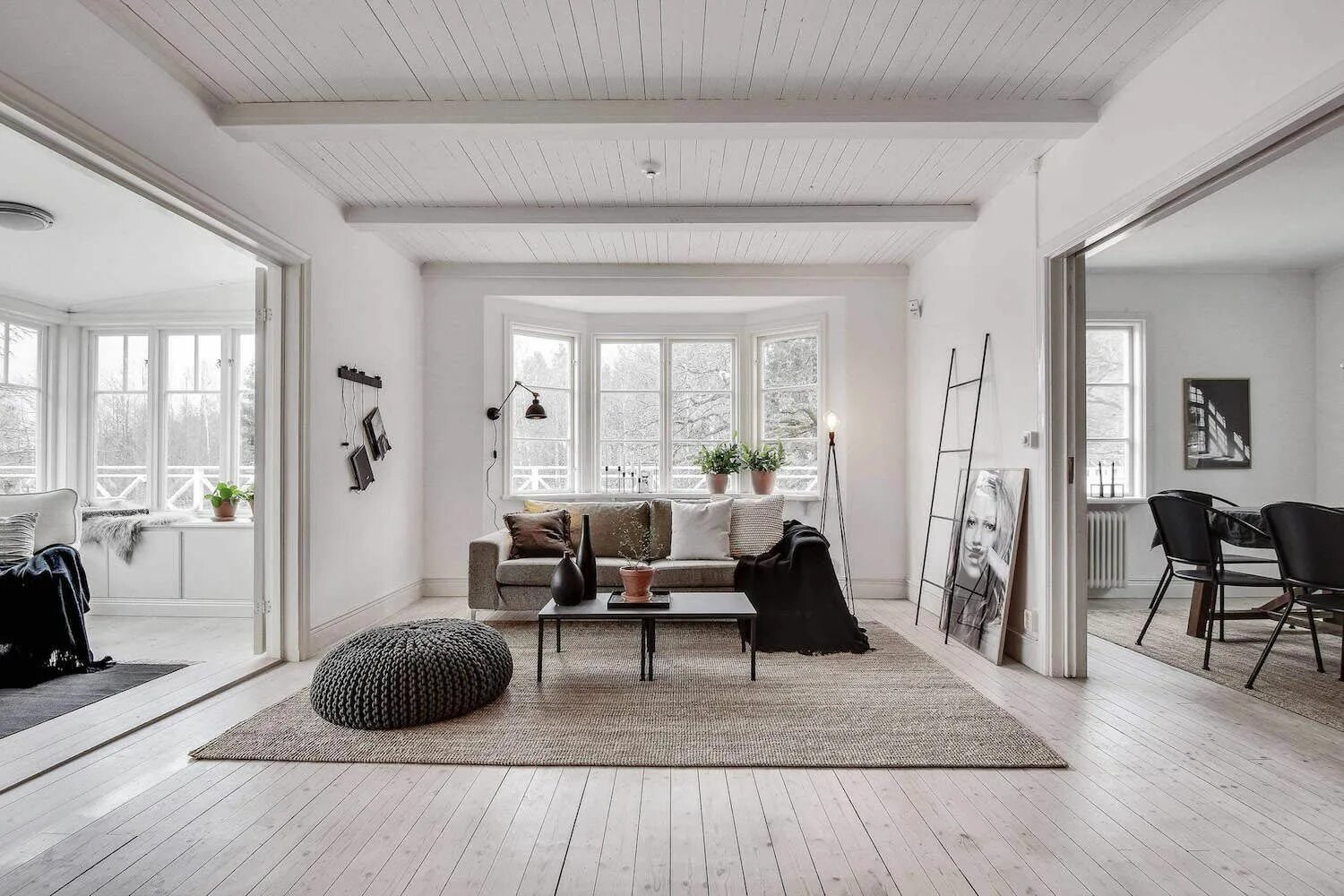 Пол в скандинавском стиле интерьера Traditional Scandinavian home in Tyresö designed by Inne - CAANdesign Archite. S