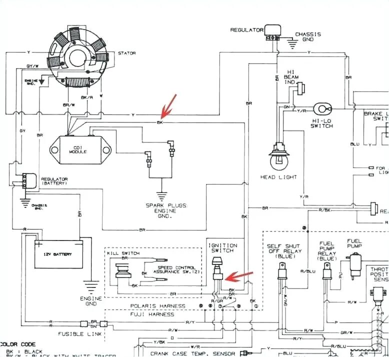 Поларис схема электрическая Predator 4000 Generator Wiring Diagram Predator Wiring Diagram 22hp Predator Gen