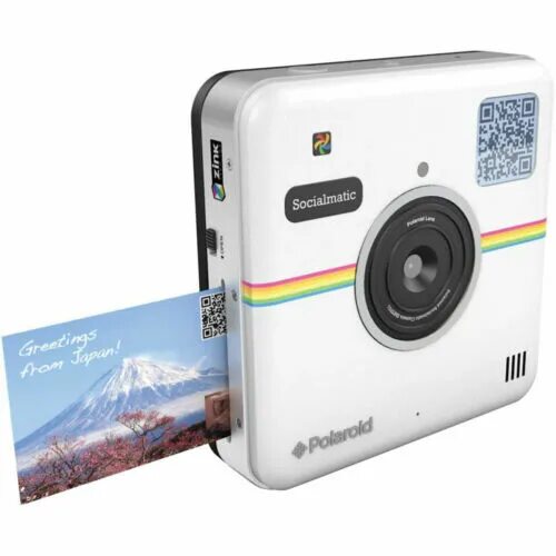 Полароид купить спб фотоаппарат с моментальным фото Polaroid Socialmatic Instant Digital Camera (White) - New with Defective Battery