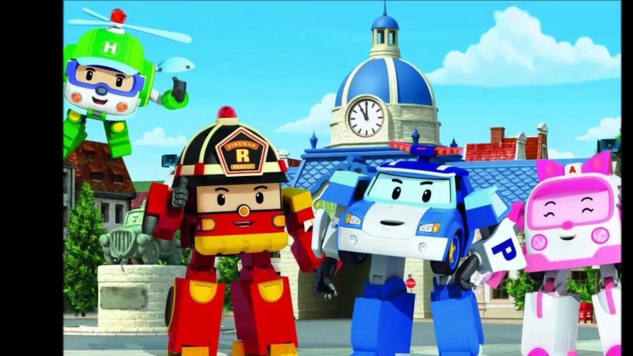 Поле робокар фото robocar poli roy - YouTube