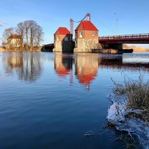 Полесск калининград фото Eagle bridge in the Kaliningrad region 2023 TIME VK