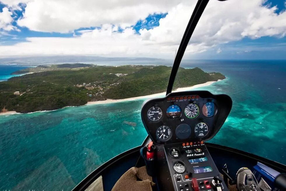 Полет на вертолете фото Вертолетная прогулка над Боракаем (helicopter riding) - PH-TOUR - Экскурсии, Тур