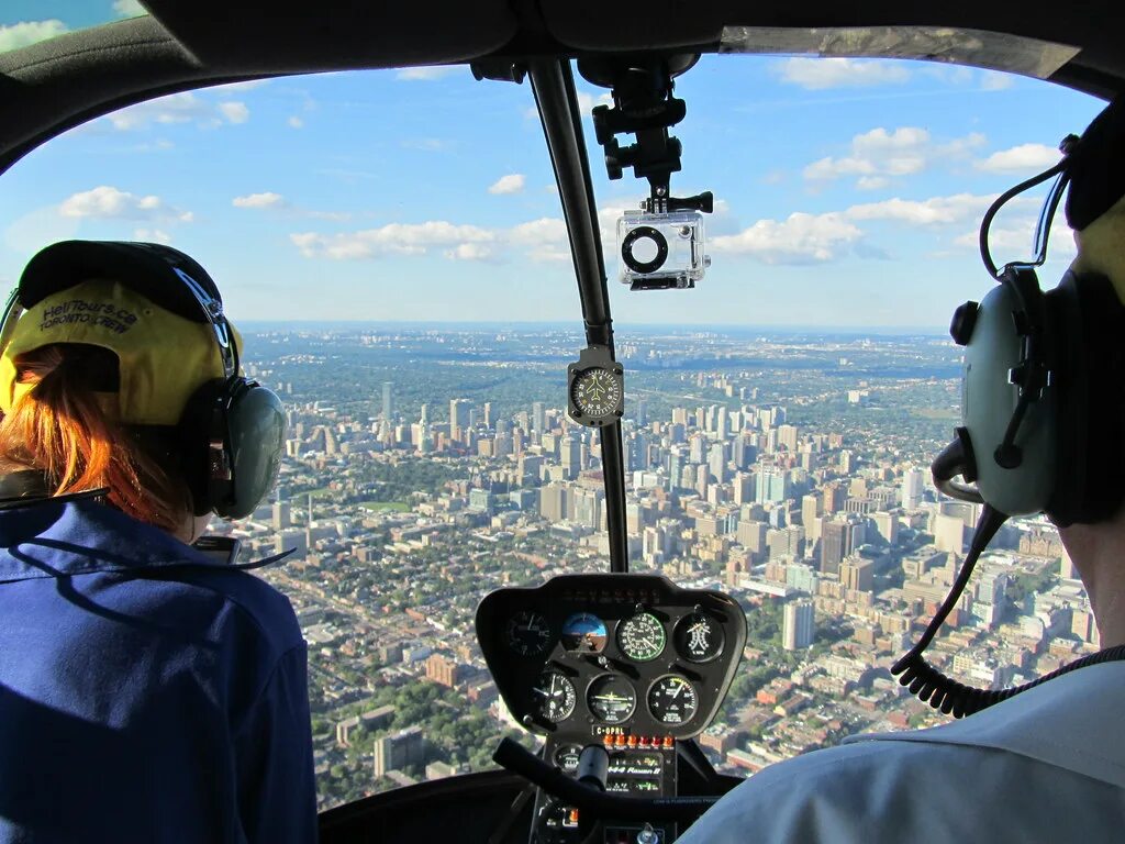 Полет на вертолете фото Helicopter Ride - Toronto Kent.Chiu Flickr