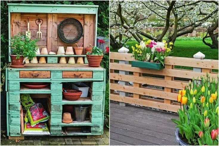 Полезное для дачи своими руками Original DIY pallet ideas for your outdoors My desired home Мебель из поддонов, 