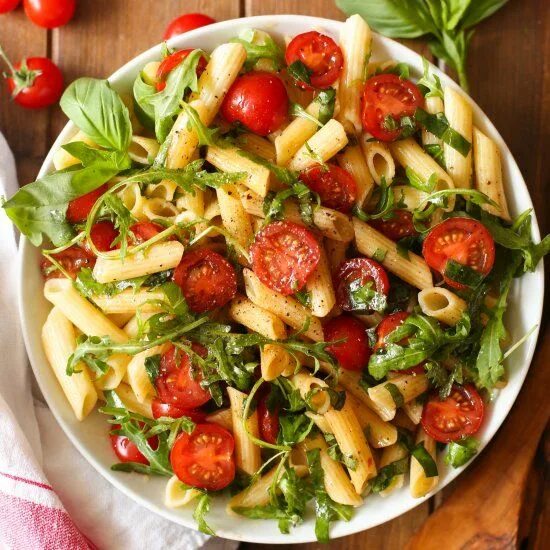 Полезные блюда рецепты с фото простые #delicious Tomato Balsamic Pasta Salad #foodie Cold pasta salad recipes, Summer 