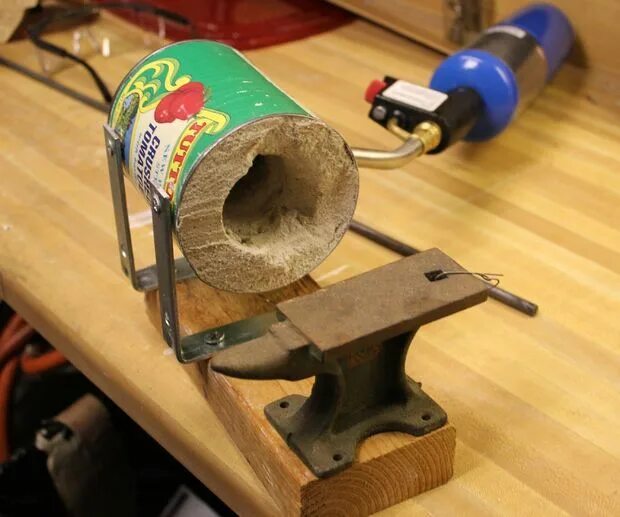 Полезные самоделки Pin by Robert Andrews on DIY Mini forge, Diy forge, Coffee can forge