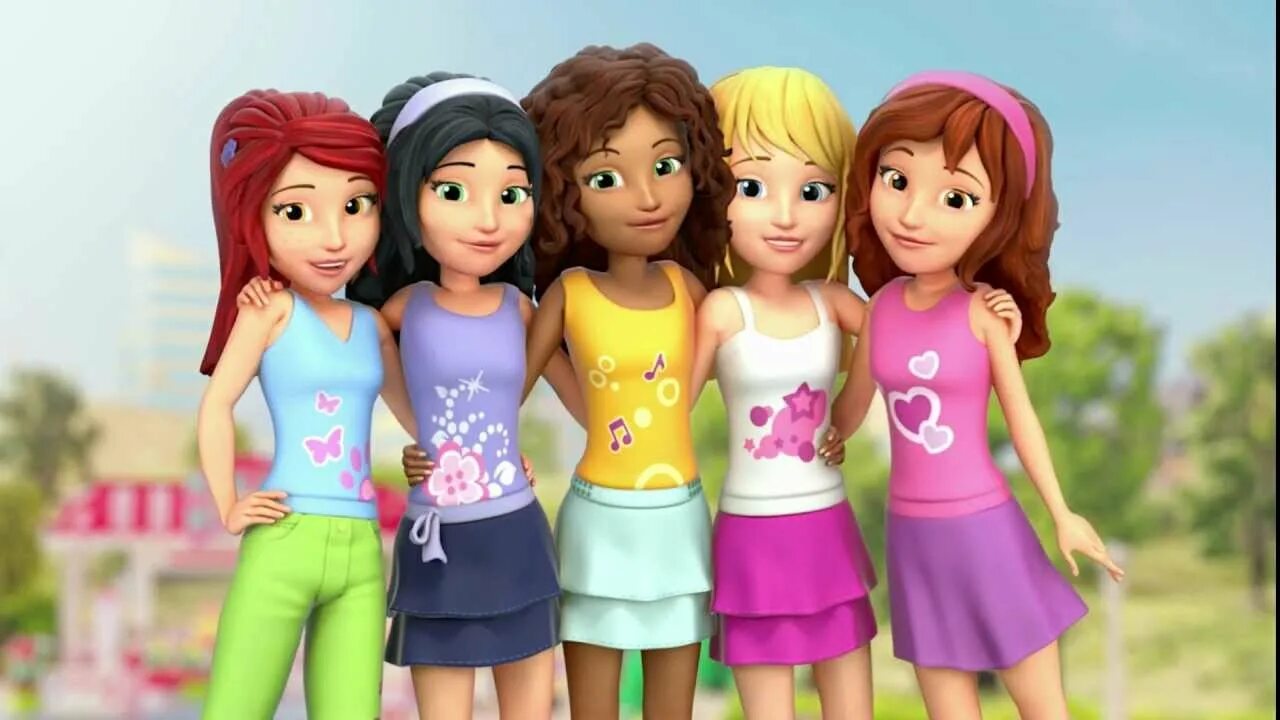 Поли из мультика с ее подружками фото lego friends - YouTube