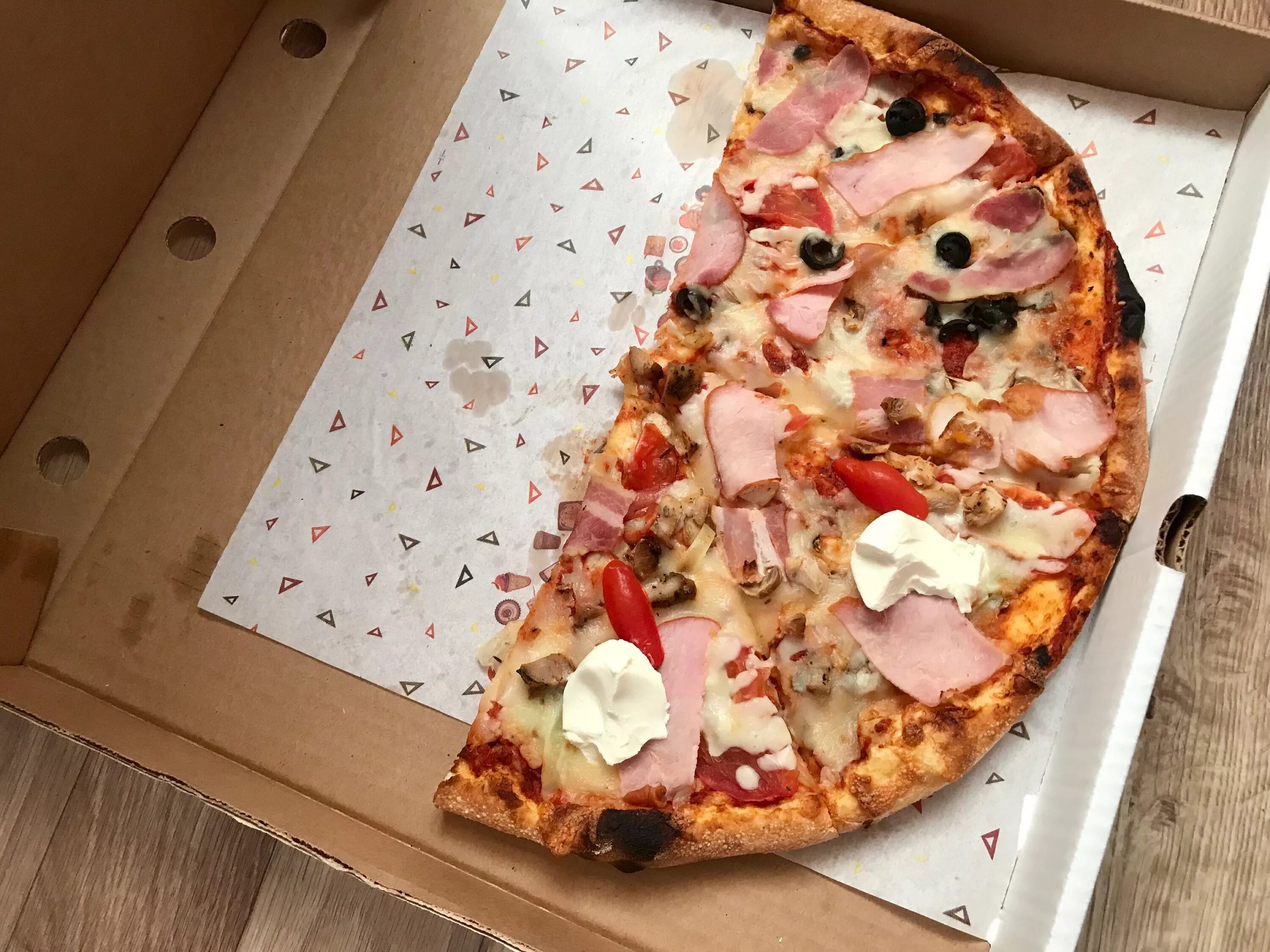 Поли пицца просп мира 25а фото Pizza Rosso, служба доставки и самовывоза вкусной еды в Новосибирске - отзыв и о